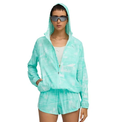 Women's Run Velocity Aop Woven Jacket