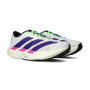 Adizero Evo SL-ftwr white-collegiate purple-lime burst