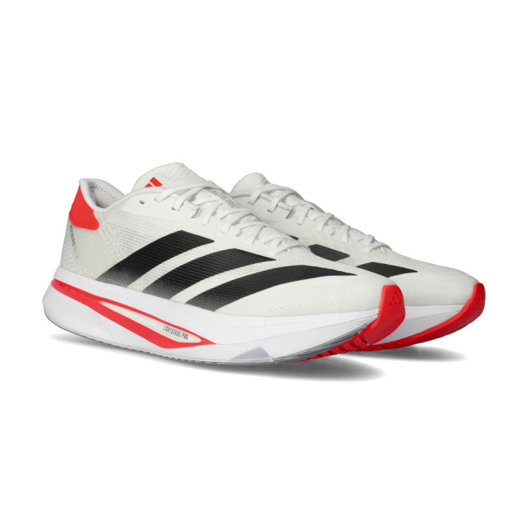 Running Shoes adidas Adizero SL 2 White-Core Black-Lucid Red