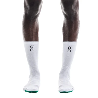 Meias Meias Elite Run Sock Hig white