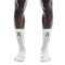 Meias On Meias Performance Run Sock High white