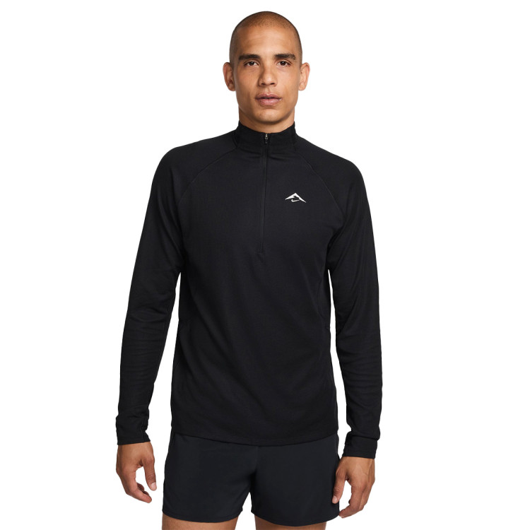 Camiseta Nike Nk Df Trail Midlayer Hz Black - Running Emotion