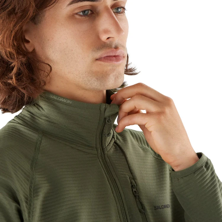 chaqueta-salomon-essential-lightwarm-fleece-green-3