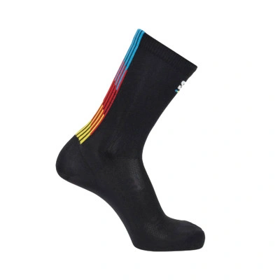 Meias Meias Pulse Race Flag Crew black