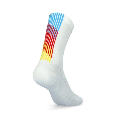 Calcetas Calcetines Pulse Race Flag Crew white