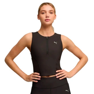 Sujetador Run Lightstride Crop Mujer Black