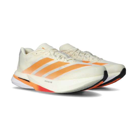 Running Shoes adidas Adizero Boston 13 M off white-Lucid Orange-grey -  Running Emotion