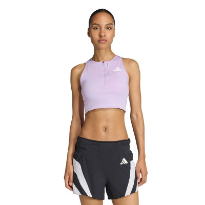 Top Adizero Crop da Donna