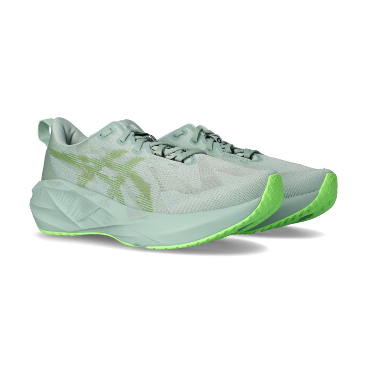 Running Shoes ASICS Novablast 5 Cold Moss-Light Orange - Running