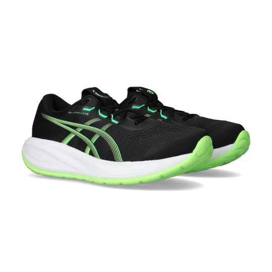 Running Shoes ASICS Gel-Cumulus 28 Black-Illuminate Green  display picture 1