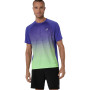 Road Fade Top Manga Corta-Cobalt Burst-Illuminate Green