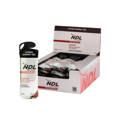 Hydro Energy Gel + Caffeine Pack 12 Impulso de Energia - Sabor Cola