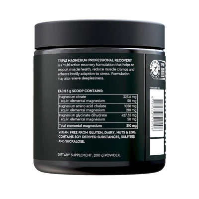 Triple Magnesium Professionelle Erholung 200Gr Dose