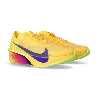 Zapatilla Vaporfly 4 Citron Pulse-Indigo Burst-Laser Orange-Volt I