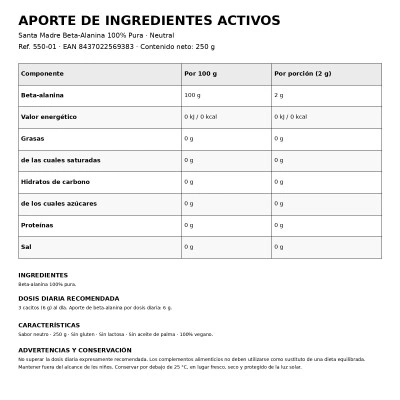 Beta-Alanin (250 g) Proteine
