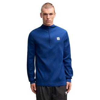 Sudadera Saysky Ls 1/2 Zip blue