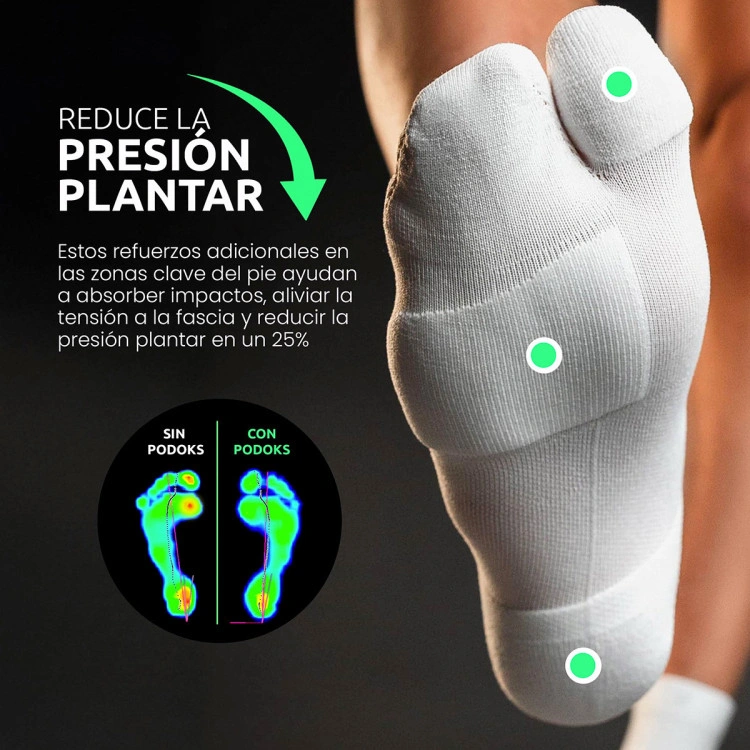 calcetines-podoks-running-h5-1par-white-5