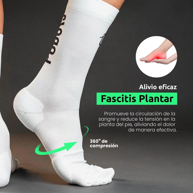 calcetines-podoks-running-h5-1par-white-7