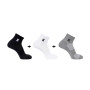 Everyday Lite Quarter ( 3 Pares)-Black