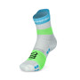 Pro Racing Socks V4.0 Run High-WHITE/NORSE BLUE/NEON GREEN