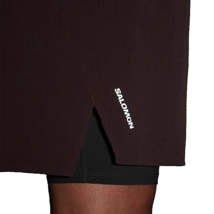 pantalon-corto-salomon-sense-aero-2-en-1-coffee-bean-5