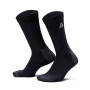 Unisex Nike Ed Elvd Crw (1 Paar)-Black-Dk Smoke Grey-(Reflective Silv)