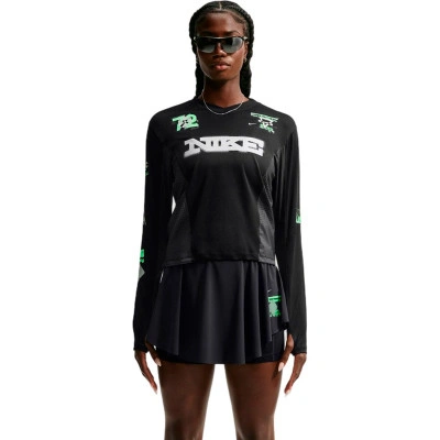 T-Shirt Nike Swift Jersey Top Ls Nv Mulher