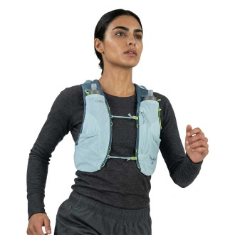 Chaleco de Trail Dyna 6 w-Flasks Dawn Mujer Blue