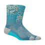 Performance Run Sock Crew (1Par)-FOGGY TEAL/ENERGY AQUA