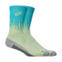 Performance Run Sock Crew (1Par)-ILLUMINATE YELLOW/ENERGY AQUA