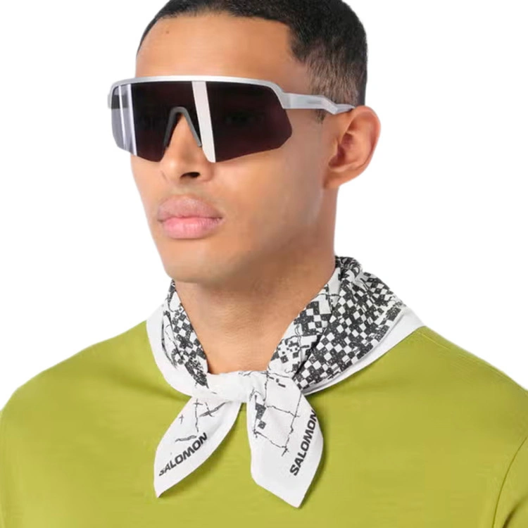 Fascetta Salomon Bandana Gfx Whisper White-Deep Black - Running