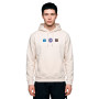 Explorer Badges Relaxed Hoodie-Graphic White Dune